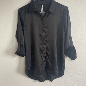 Black poly blend long sleeve #200